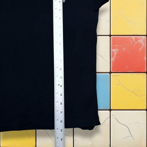 VTG Ralph Lauren Sport Tee Y2K Womans M Black Pony Polo Preppy Crewneck T-Shirt - Picture 2 of 8